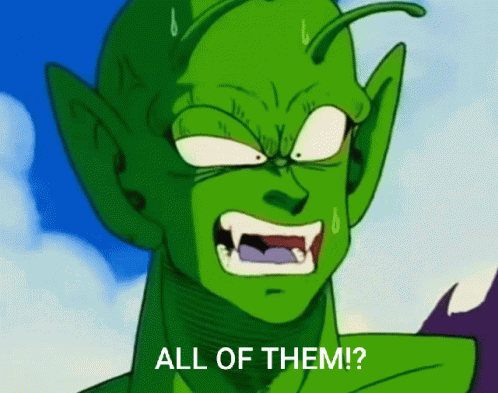 All Of Them Piccolo GIF
