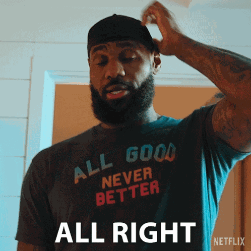 All Right Lebron James GIF