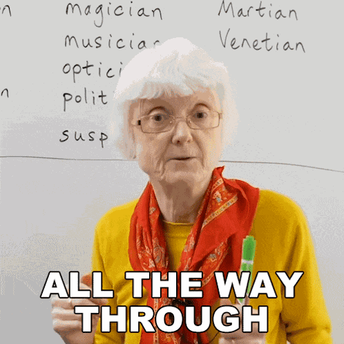 All The Way Through Gill GIF