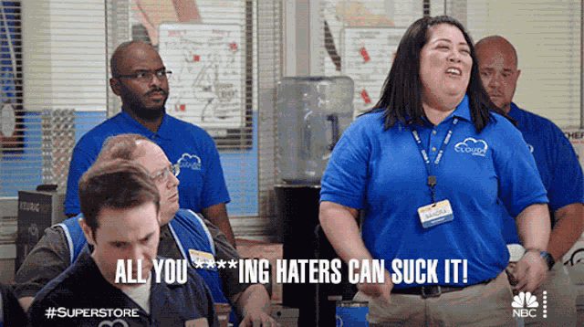 All You Fucking Haters Can Suck It Sandra GIF