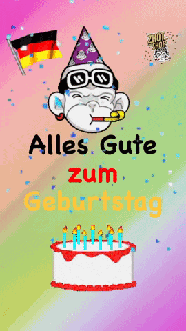 Alles Gute Zum Geburtstag Geburtstagsfeier GIF