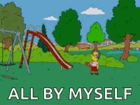 Alone All By Myself GIF