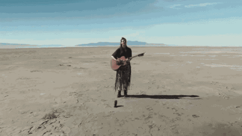 Alone Playing The Guitar GIF