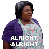 Alright Alright Ella Payne Sticker