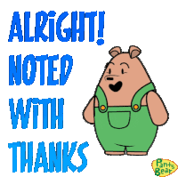 Alright Noted With Thanks Sticker