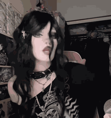 Alt Goth Girl GIF