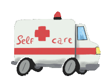 Ambulance Self Care Sticker