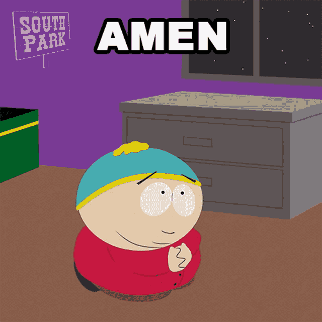 Amen Eric Cartman GIF