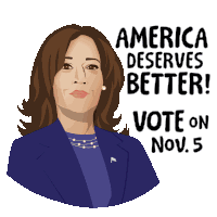 Americadeservebetter Kamala Sticker