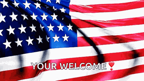American Flag Waving GIF