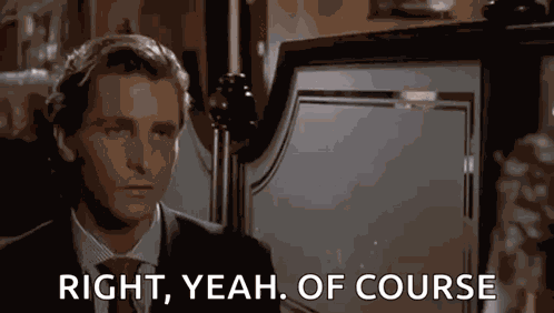 American Psycho Mfw GIF