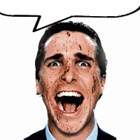 American Psycho Patrick Bateman Sticker