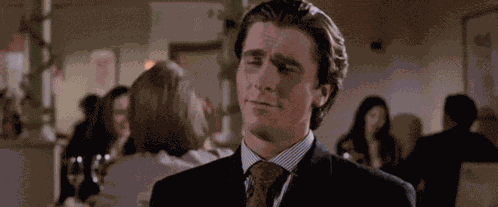 American Psycho Patrick Bateman GIF
