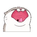 Amifatcat Fat Cat Ami Sticker