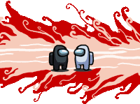 Among Us Hug Sticker