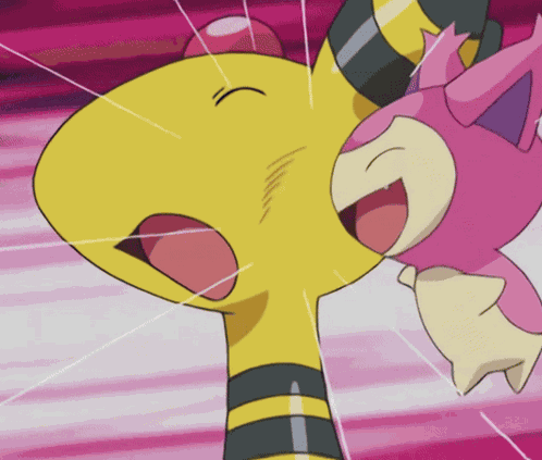 Ampharos Skitty GIF