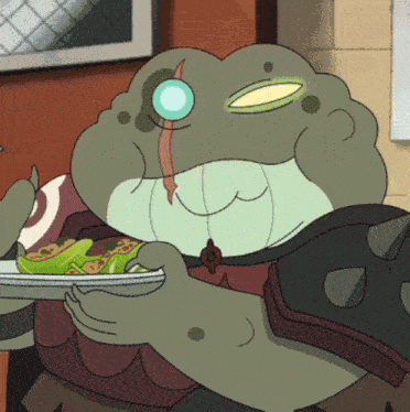 Amphibia Captain Grime GIF
