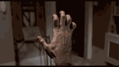An American Werewolf In London Transformation GIF