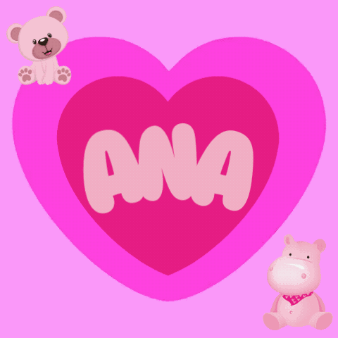 Ana Pink Heart GIF