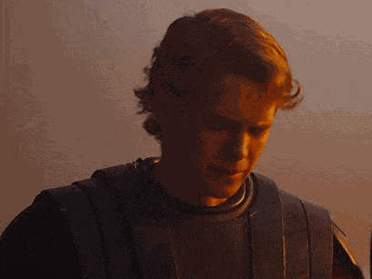 Anakin Shaking Head GIF