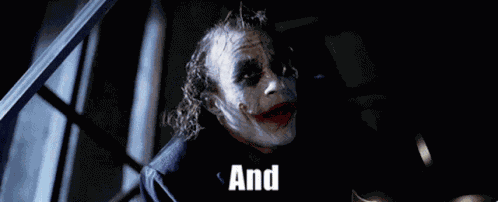 And Here We Go Joker GIF