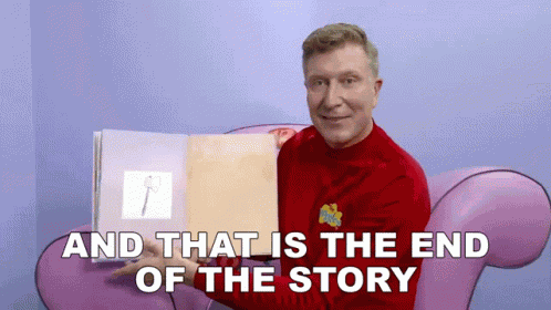 And That Is The End Of The Story Simon Wiggle GIF