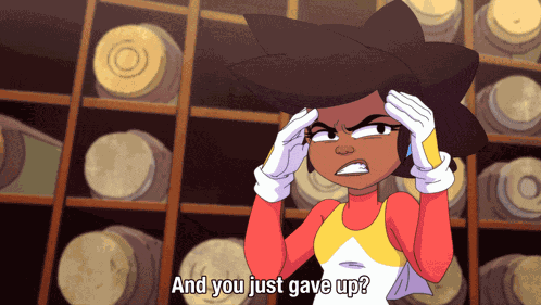 And You Just Gave Up Andy Smith GIF