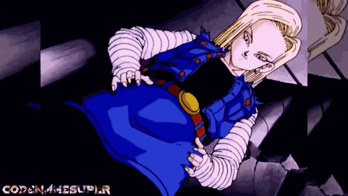 Android 18 GIF