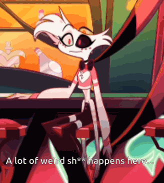 Angel Dust Hazbin Hotel GIF