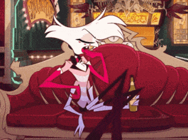 Angel Dust Hazbin Hotel GIF