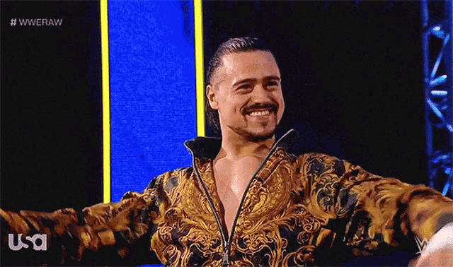 Angel Garza Smile GIF