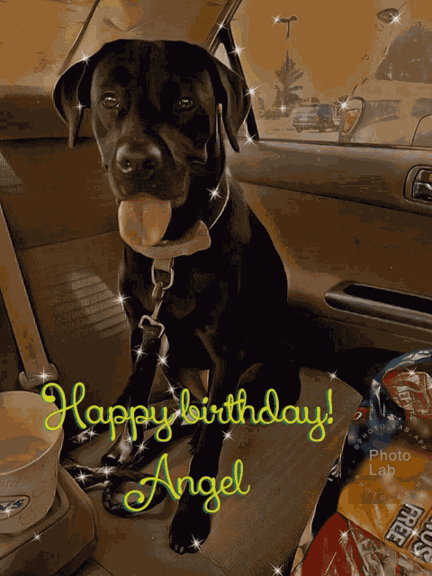 Angel Happy Birthday GIF