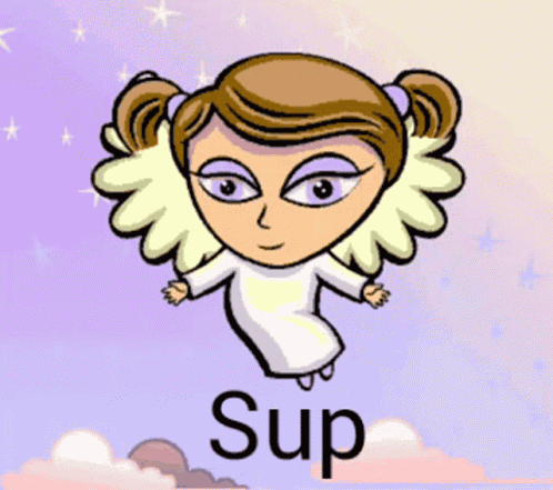 Angel Hello GIF