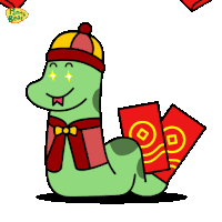 Angpao Year Of Snake 2025 Sticker