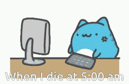 Angry Cat Broke Computer GIF