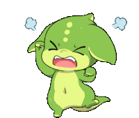 Angry Dragon Sticker