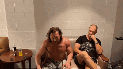 Angry Kenny Omega Aew GIF
