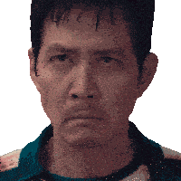 Angry Look Seong Gi-hun Sticker