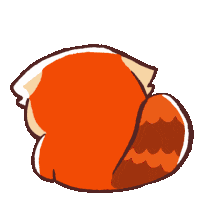 Angry Red Panda Sticker