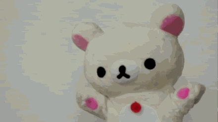 Angry Teddy Bear Eyebrows GIF