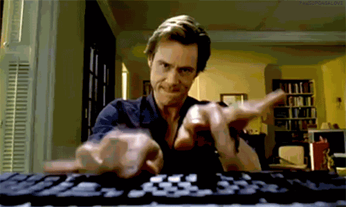 Angry Typing GIF