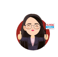 Anhngumshoa Mshoatoeic Sticker