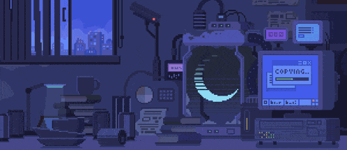 Animate Background Technology GIF