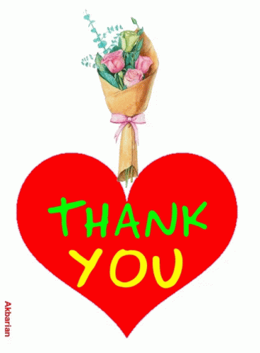 Animated Greeting Card Thank You GIF