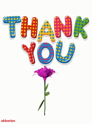 Animated Greeting Card Thank You GIF