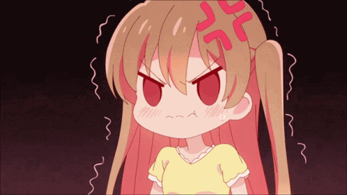 Anime Angry Slow Loop GIF