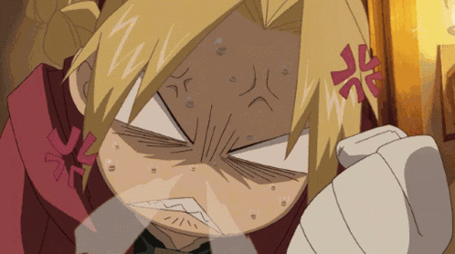Anime Angry GIF