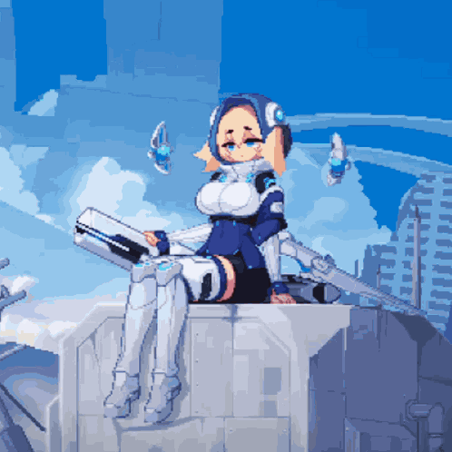 Anime Blue Sky GIF