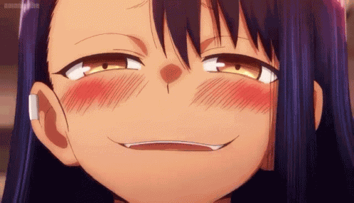 Anime Blush Anime Smile GIF