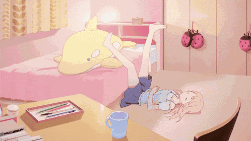 Anime Bored GIF